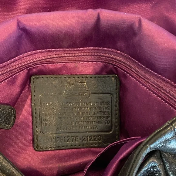 Coach Black Leather Crossbody Bag - Picture 5 of 6